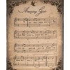 Manual Woodworkers and Weavers How Sweet the Sound Wall Hanging, 26 x 36 Inches, Woven Tapestry with Finial Rod, Inspired by Amazing Grace - 3 of 3