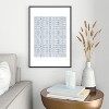 Becky Bailey Shibori Diamonds Metal Framed Art Print - Deny Designs - 2 of 4