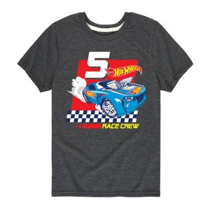Boys' - Hot Wheels - Race Crew 5 Years Short Sleeve Graphic T-Shirt - 1 of 3