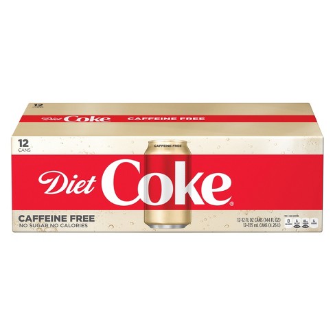 large diet coke caffeine