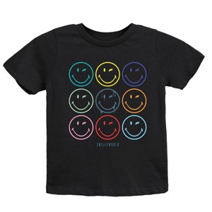 The Juniper Shop SmileyWorld Wink Rainbow Swirl Youth Short Sleeve Tee - 1 of 4
