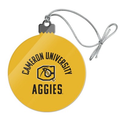 Cameron University Aggies Logo Acrylic Christmas Tree Holiday Ornament