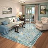 Lahome GST Morris Butterfly Full Coverage Short Pile Velvet Rectangular Indoor Area Rug - 2 of 4