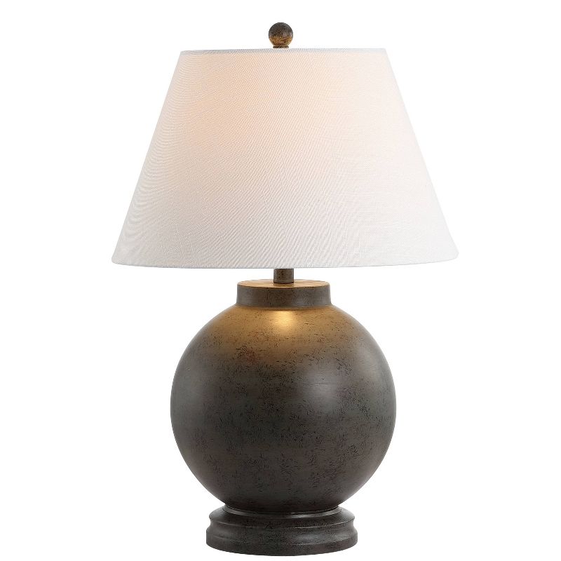 26&#34; Sophie Resin Table Lamp (Includes LED Light Bulb) Gray - JONATHAN Y, 1 of 7