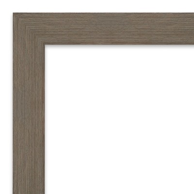 Hardwood Mocha Matte Finish Rectangle Wood Picture Frame 39" x 27"