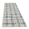 All-Polyester Pearl Velvet Cotton TPR Washable Foldable Back Printed Carpet - Irregular Checkered Design, Easy to Clean - 2 of 4