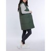 Women's Woven Full-Zip Sleeveless Quilted Puffer Vest | Motherhood Maternity - 3 of 4