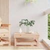 vidaXL Patio Footstool Solid Wood Pine - 3 of 4