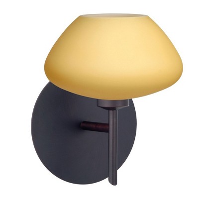 Besa Lighting Peri 1 - Light Wall Light in  Bronze
