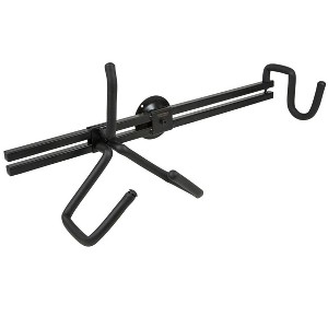 Monoprice Electric Guitar Wall Mount, Black, Horizontal Hanger / Holder, 23in Bracket Length, Store or Display For All Standard Sized Electric Guitars - 1 of 3