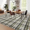 Modern Machine Washable Area Rugs 8x10 Large Living Room Rug Non-Slip Rug for Bedroom Ultra Soft Stain Resistant Carpet Thin Tartan Throw Rug - 3 of 4