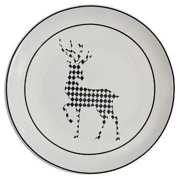 Split P Harlequin Deer Salad Plate Set