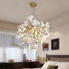 CityFurn 7-Light Modern Ceramic Ginkgo Chandelier for Dining Room - 2 of 4