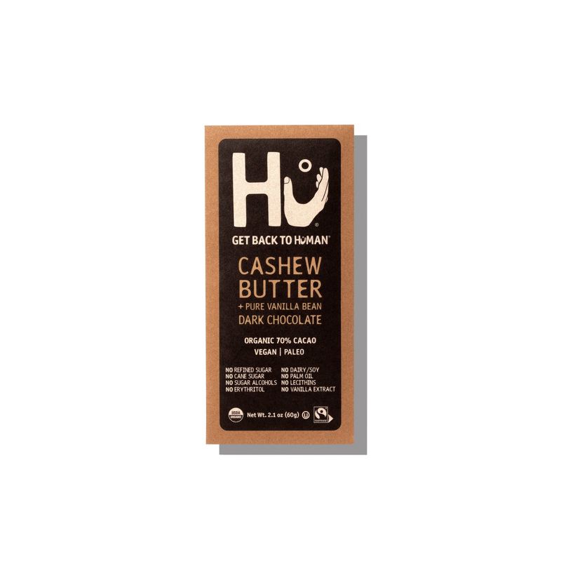 Hu Cashew Butter + Pure Vanilla Bean Dark Chocolate Candy - 2.1oz, 1 of 11