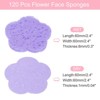 Unique Bargains Compact Size High-Temperature Resistant Face Cleansing Sponges Green 120 Pcs - 2 of 4