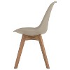 Simple Relax Set of 2 Faux Leather Upholstered Dining Side Chairs - 4 of 4