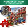 QUOKKA 1000 Pieces Jigsaw Puzzle for Adults - Campfire | Lighthouse | Funny Animals | Bazaar - 3 of 4