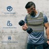 Weighted Vest Men Women, 25/35/45 lb Weight Vest Adjustable Iron Weights for Strength Training, Reflective Stripe & Pocket - 4 of 4