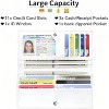 Wikineon RFID Blocking Wallet for Women - Ultra Slim Leather Credit Card Holder Clutch, Anti-Theft Technology Protects Personal Info,White - 3 of 4