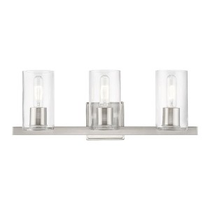 Livex Lighting Clarion 3 - Light Vanity in  Brushed Nickel - 1 of 1