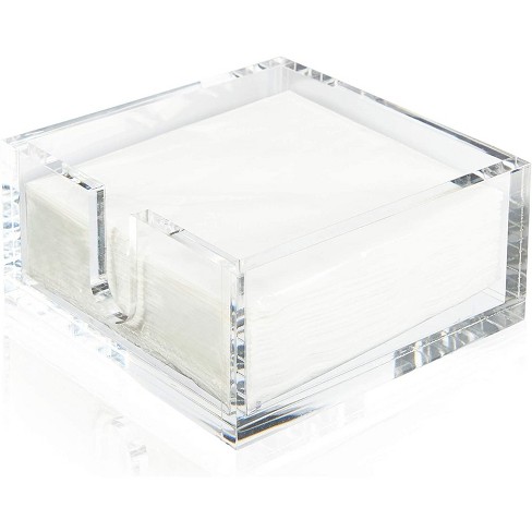 Procity Napkin Holder 9x5.5x2.5 Inch Acrylic Guest Towel Holders Napkin Holders for Table Kitchen Bathroom