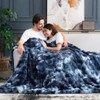 Cozy Bliss Bubble Faux Fur Throw Blankets, Plush Soft Thick Blanket for Sofa, Bedroom, Living Room - 4 of 4
