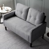 MAYEERTY 51.2¡±Loveseat Couch Modern Couch Loveseat Stylish Upholstered Sofa for Living Room - 3 of 4