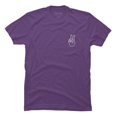 Men's Design By Humans peace By desiredesign T-Shirt