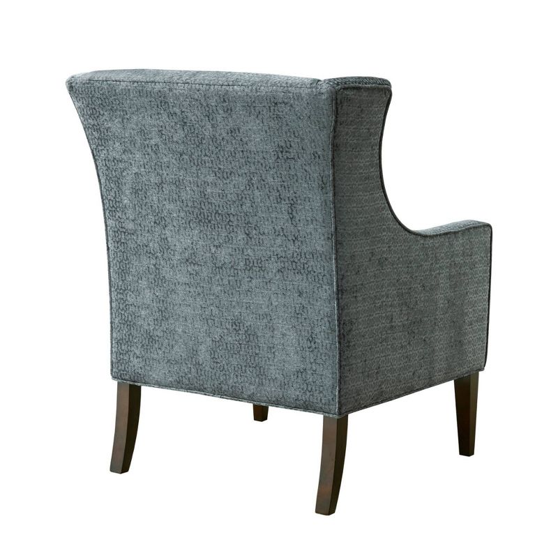Conway Wing Chair Blue - Madison Park, 5 of 7