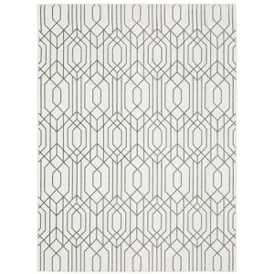 Oriental Weavers Montecito 4158W White/ Grey Indoor Area Rug - 6'7" x 9'6" - 1 of 4