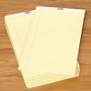 School Smart Legal Pads, 8-1/2 x 14 Inches, 50 Sheets Each, Canary, Pack of 12 - 2 of 4