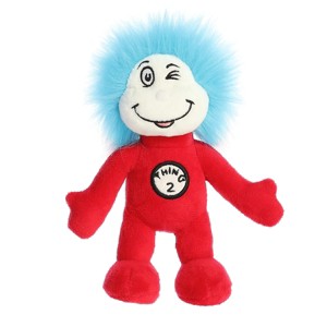 Aurora Small Thing Two Armature Dr. Seuss Whimsical Stuffed Animal Red 7" - 1 of 4