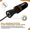 RDX Sports Skipping Rope with Anti-Slip Soft Memory Foam Weighted Handles, 10.3FT Adjustable Tangle-Free PVC Coated Steel Jump Cable - 3 of 4