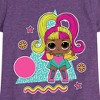 Girls' - LOL Surprise! - Glow Grrrl Retro Styled Fitted Short Sleeve Graphic T-Shirt - 2 of 4