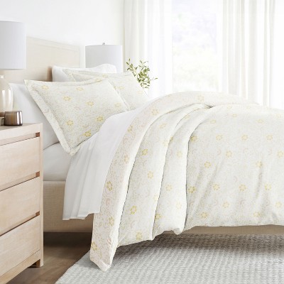 Soft Farmhouse Florals Premium 3PC Duvet Cover & Shams Set, Ultra Soft, Easy Care - Becky Cameron