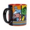 Marvel Multi Character 16oz Black Ceramic Mug - 2 of 4