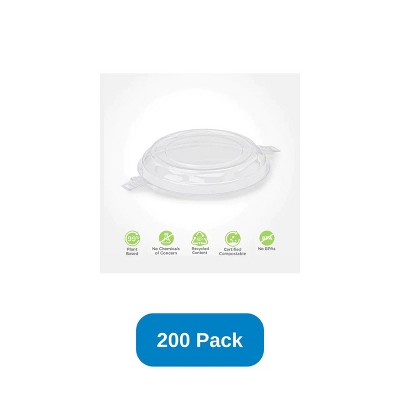 Good Natured Products 9" Simply Secure Pie Domed Lid Compostable Base Sold Separately - Case of 200
