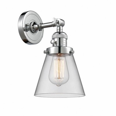 Cone - 1 Light Wall Sconce In Industrial Style-10 Inches Tall and 6.25 Inches Wide