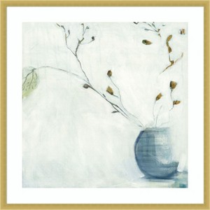Amanti Art Winter Vase by Tara Leaver Wood Framed Wall Art Print - 1 of 4
