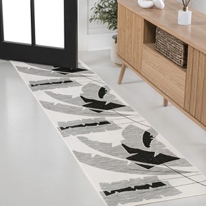 JONATHAN Y Shelby Coastal Vintage Abstract Palm Leaf Indoor/Outdoor Area Rug - 1 of 4