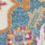 teal multicolor