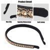 Unique Bargains Women's Rhinestone Faux Crystal Headbands Hair Accessories 0.47 Inch Wide 1 Pc - 3 of 4