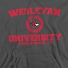 Wesleyan University Official Circle Logo Adult Pull-Over Hoodie - 2 of 4