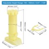 Unique Bargains Plastic Adjustable Thin Legs Furniture Leveling Feet for Bed Sofa 4 Pcs - 2 of 4