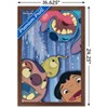 Trends International Disney Lilo and Stitch - Photobooth Faces Framed Wall Poster Prints - 3 of 4