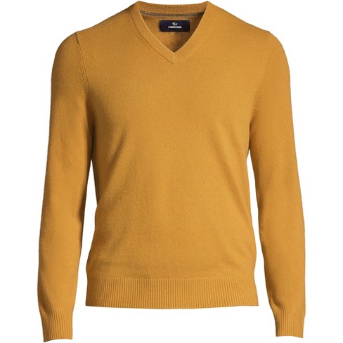 Basic Cashmere Pullover, Mens V-neck Wool Sweater