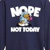 Boys' - Garfield - Nope Not Today Long Sleeve Graphic T-Shirt - 2 of 4