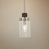 Minka Lavery Brushed Nickel Mini Pendant 4" Wide Modern Clear Seeded Glass Shade for Dining Room House Kitchen Island Bedroom Home - 2 of 3