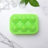 Unique Bargains Ice Tray 6-Cavity Diamond Ice Mould Irregular Hand Wash Only Silicone 6.69"x4.53"x2.13" 1 Pc - 2 of 3