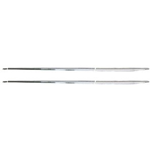 QAA is Compatible with 2011-2014 Cadillac CTS Coupe 6 Piece Stainless Body Molding Insert Trim Kit, 0.75" Width MI50254 - 1 of 3